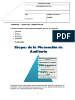 Etapas de La Auditoria Administrativa PDF