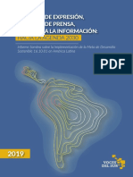 Libertad de Expresión en América Latina Hacia La Agenda 2030