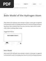 Bohr Model of The Hydrogen Atom Postulates, Energy Levels & Equations