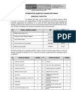 Acta de Distribución - Agosto - 17 Usuarios