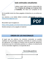 Orden de Los Racionales