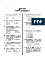 Cálculos Químicos - Preguntas