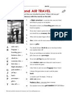 Airports and Air Travel Worksheet 2