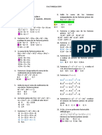 Factorización II