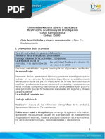 Guia de Actividades y Rúbrica de Evaluación - Unidad 2 - Paso 2 - Fundamentación