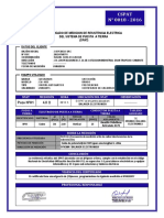 Certificado Pozo A Tierra Almacen de Copeinca