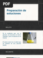 Preparación de Soluciones + Ejercicios Quimicaorganica