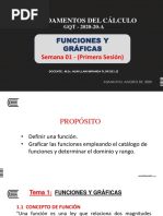 SEMANA 01 - Sesión 1 - FUNCIONES Y GRÁFICAS PDF