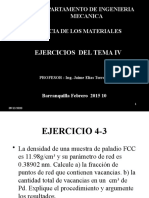 Tema IV Ejercicios