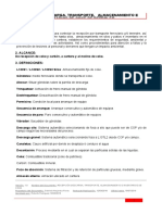 Recepción Descarga, Transporte, Almacenamiento e Inventarios de Coke