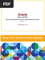 Oracle: Exam 1z0-975