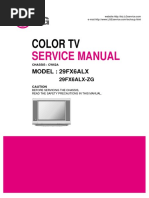 Color TV: Service Manual