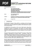 Guidelines Covering The Issuance of Identification Cards (IDs) To All Agrarian Reform Beneficiaries PDF