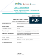 Alerta No#137-2018 - EXTRACTO DE PLANTAS PARA OSCURECER LAS CANAS 