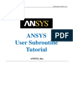 ANSYS Motion 2019 R3 User Subroutine Tutorial PDF