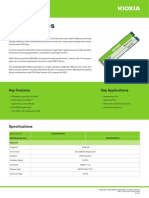 Kioxia SSD XG6-P Product Brief