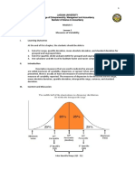 BComp3 Module 5 Measures of Variability