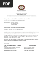 Certificado de Bomberos