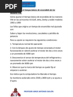 Cómo Ajustar El Tiempo Básico de Encendido de Los Motores VW