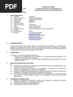 Sílabo de Introducción A La Ing. de Sistemas PDF