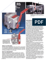 Model RS: Cable Operated Safety Stop Switch For Conveyors