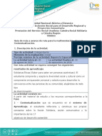 Guía de Ruta y Avance de Ruta para La Realimentación - Fase 1 - Contextualización