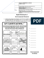 Environmental Elements: English Workshop No. 3