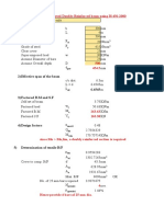 1) Basic Data: Design of Simply Supported Doubly-Reinforced Beam Using IS 456-2000