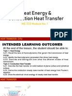 Topic 1 - 2 Heat Energy and Conduction Heat Transfer