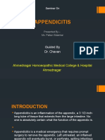 Appendicitis: Ahmednagar Homoeopathic Medical College & Hospital Ahmednagar