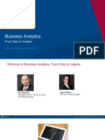 Business Analytics: From Data To Insights