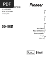 DEH-4450BT - Owners Manual PDF