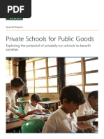 Report - Private Schools For Public Goods