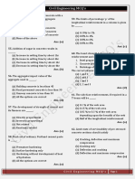 Civil Engineering MCQ's