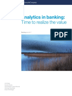 Analytics in Banking:: Time To Realize The Value