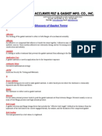 Glossary of Gasket Terms