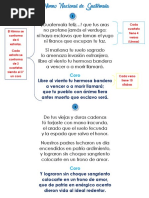 Letra Himno Nacional de Guatemala PDF