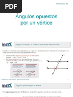 S3-Lección 3.5 Ángulos Opuestos Por El Vértice