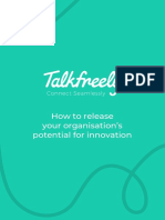 TalkFreely - How To Release Your Organisations Potential For Innovation