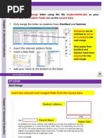 Mail Merge Studentletter - Doc Master Student Table - XLSX Source Data