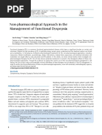 Non-Pharmacological Approach in The Management of Functional Dyspepsia