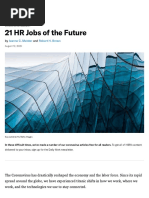 21 HR Jobs of The Future