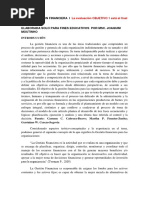 GUIA DE GESTION FINANCIERA I La Evaluación OBJETIVO 1 Está Al Final de La Guía PDF