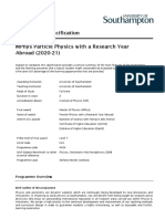 2021 Mphys Particle Physics With A Research Year Abroad 4424