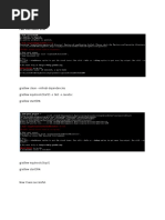 Gradlew Startspm Fails With Below Error