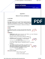 Review of Vectors and Matrices