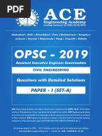 OPSC AEE 2019 Paper 1 Detailed-Solutions PDF