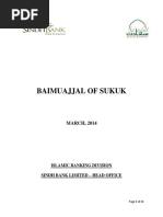 Bai Mujjal of Sukuk 31.3.2014