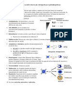 Tema 3 Comunicación Celular. Citoquinas y Quimioquinas