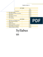 Syllabus Syllab Us: Time: 48 Hours Number of Units: 15